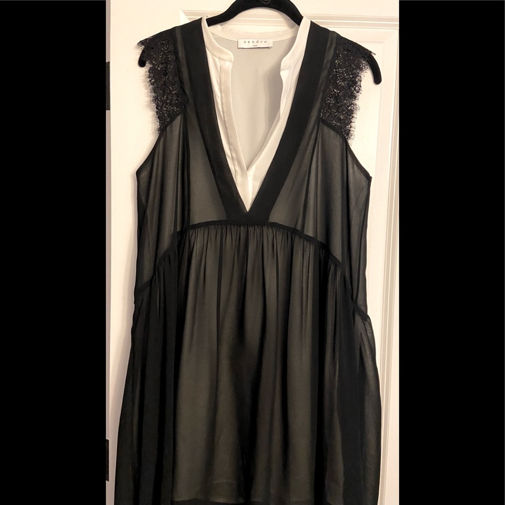 Sandro loose fitting dress.